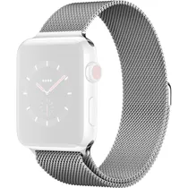 Pulseira Apple Milanese Loop Silver 44MM 4LIFE