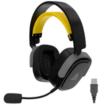 Headset Gamer Ajazz AHM09 Max / Wireless - Preto / Cinza (986857)