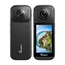 Camera de Accao Panoramica Fossibot FC360 / 6GB / 64GB / 1800MAH / 360° / 3" - Preto