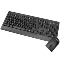 Kit Mouse e Teclado Klip Xtreme Inspire KCK-265S - 1600 Dpi - Espanhol - Preto