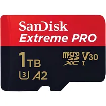 Cartão de Memória Micro SD Sandisk Extreme Pro 200-140 MB/s U3 1 TB (SDSQXCD-1T00-GN6MA)