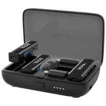 Microfone Sem Fio Boya Boyalink com USB-C/Lightning/Mini Jack 3.5 MM - Preto