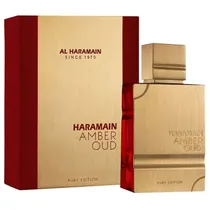 Perfume Al Haramain Amber Oud Ruby Edition Eau de Parfum Unissex 120ML