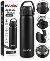 Garrafa Termica Maxon MX-258 1200ML Negro