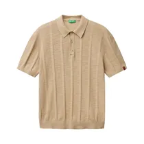Camiseta Polo Benetton 115GK301G 393 Masculino