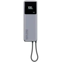 Cargador Portátil Xiaomi 165W Power Bank PB1165M BHR9361GL – 10000MAH – USB-C – Cinza