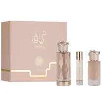 Kit Perfume Lattafa Teriaq Edp 100ML + Travel Spray 12ML + Fresh Hair Mist 50ML - Unissex