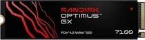 SSD Interno Sandisk Optimus GX 7100 500GB Nvme M.2 2280 PCI-Exp 4.0 SDSP71500GAN-000E0