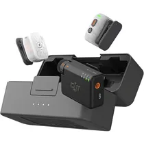 Microfone Sem Fio Dji Mini 2S (2 TX + 1 RX + Estojo de Carga) - Preto
