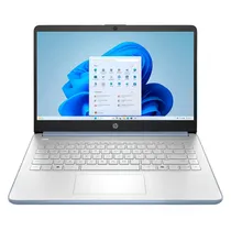 Notebook HP Intel N150 4GB Ram 128GB Ufs Tela 14" HD Windows 11 Inglês Azul - 14-DQ6102DX
