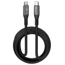 Cabo USB-C Klipxtreme Powergo 650 KAC-650-10FT 100W (3M) - Black