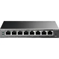 Switch TP-Link 8P TL-SG108PE 8 Portas 10/100/1000 MBPS Poe+ - Preto (64W)