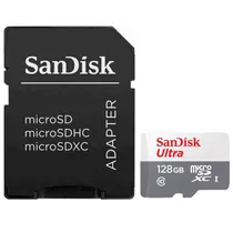 Cartão de Memoriaória Microsd 128GB Sandisk Ultra Classe 10 100MB/s