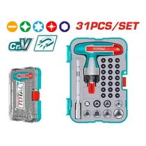 Jogo de Chaves com Catraca Total TACSD30316 – 31 Peças