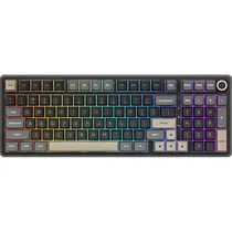 Teclado Gamer Royal Kludge R98 Pro 96% Mecânico RGB - Phantom (Inglês)