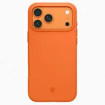 Spigen Capa iPhone 17 Pro Max Silicone Fit Mag Cosmic Orange ACS11378