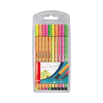 Marcador Rotulador Stabilo Pen 68 + Boligrafo Rotulador Stabilo Fineliner Point 88 8868/10-1 10 Unidades