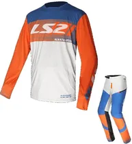 Conjunto de Motocross Enduro Trilha LS2 Orange