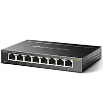 Switch TP-Link TL-SG108E com 8 Portas RJ45 10/100/1000MBPS - Black