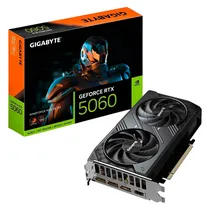 Placa de Vídeo Gigabyte Windforce Max Oc Nvidia Geforce RTX-5060 8GB GDDR7 - GV-N5060WF2MAX-8GD
