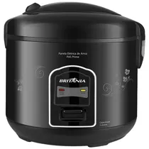 Panela Elétrica para Arroz Britania PA5 Prime - 400W - 5 Xícaras - 110V/60HZ - Preto