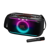 Caixa de Som JBL Partybox On The Go 2 - 100W - Bluetooth - com Microfone - 5.25" - Preto