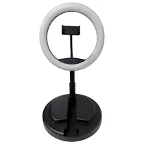 Aro LED 30CM Con Base / Preto