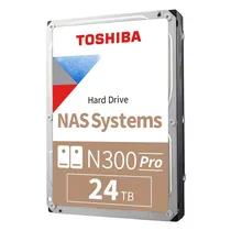 HD Toshiba N300 Pro Nas 24TB 3.5" SATA 3 7200PRM - HDWG82EXZSTB