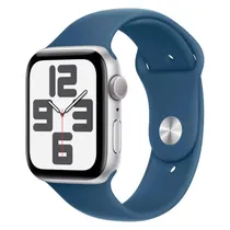 Apple Watch Se 2 MXER3LL/A Caixa Alumínio 44MM Prata - Esportiva Azul M/L