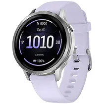 Reloj Inteligente Garmin Venu 4 - Plata / Morado (010-03013-01)
