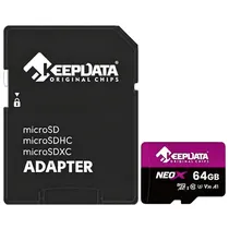 Cartão de Memória Keepdata Neox KDMSDC10U30A1/64G - 64GB - Micro SD com Adaptador - 95MB/s