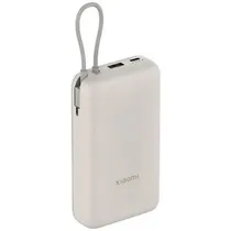 Cargador Portátil Xiaomi 33W Power Bank PB2030MI 20.000 Mah Saídas USB e 2 USB-C – Tan