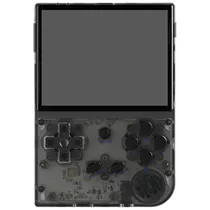 Console Gameboy Switch Anbernic RG35XX - Recarregável - PS1/PS2/PSP/Nint - 3.5" - Transparent Black