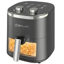 Air Fryer Qylar FRY Lux QY-0612 1400W 220V 6L - Black/Silver