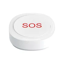 Botão de Pânico Sos EB15 Zigbee 2.4GHZ / A Pilha / App Tuya - Branco