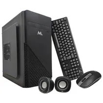Gabinete Mtek Kit Barebone DK07 180W Con Mouse, Speaker Y Teclado Español