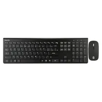 Kit de Teclado e Mouse Sem Fio Smartfy TW02B Layout Português Preto