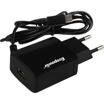 Carregador EP-7066 Lightning/USB-A 20W Negro