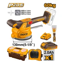 Assentador de Piso A Bateria Ingco CTVLI20015 – 1 Bateria / 2AH + Maleta