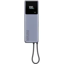 Carregador Portatil Xiaomi 10000M BHR9361GL 165W Gray + Cable USB-C