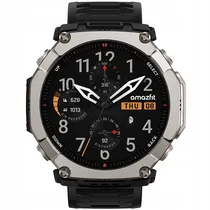 Relógio Amazfit T-Rex Ultra 2 A2550 51 MM com GPS/Bluetooth - Black Magma (Anatel)