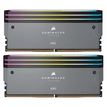 Memória Ram Corsair Dominator Titanium RGB 64GB (2X32GB) DDR5 6000MHZ - CMP64GX5M2B6000Z30
