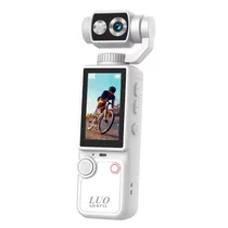 Mini Camera de Ação Esportiva Luo LU-SY33 / 180° / 4K / Ultra HD / 5V / 2000MAH - Branco