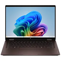 Notebook HP Omnibook X Flip 14-KC0023DX AMD Ryzen Ai 7 445 Tela Touch 2K 14.0" / 24GB de Ram / 1TB SSD / WIN11 - Marrom (Inglês)
