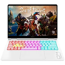 Notebook Gamer HP Omen 14 14-FB1047NR Intel Core Ultra 7 255H Tela 3K 14.0" / 16GB de Ram / 1TB SSD / WIN11HOME / Geforce RTX5060 8GB - Branco (Inglês)