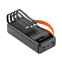 Cargador Port Demgel DE-2004 15000 55.5W c/Cable Negro