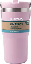 Termo Nativo Mitareko p/ Agua - 590ML - Rosa