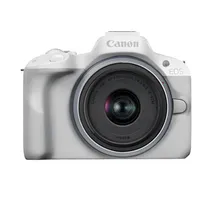 Camera Canon Eos R50 Mirror. With RF-s 18-45MM Lens Kit White
