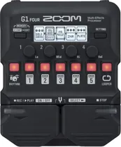 Pedal Multiefeitos para Guitarra Zoom G1 Four/220GE