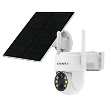 Câmera IP Sate A-CAM007S 4MP Wi-Fi 2V com Paniel Solar - White